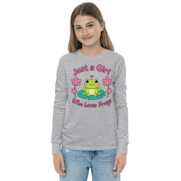 Froggy Fun Long Sleeve Tee Bella+Canvas (Kid's Unisex) product image (1)