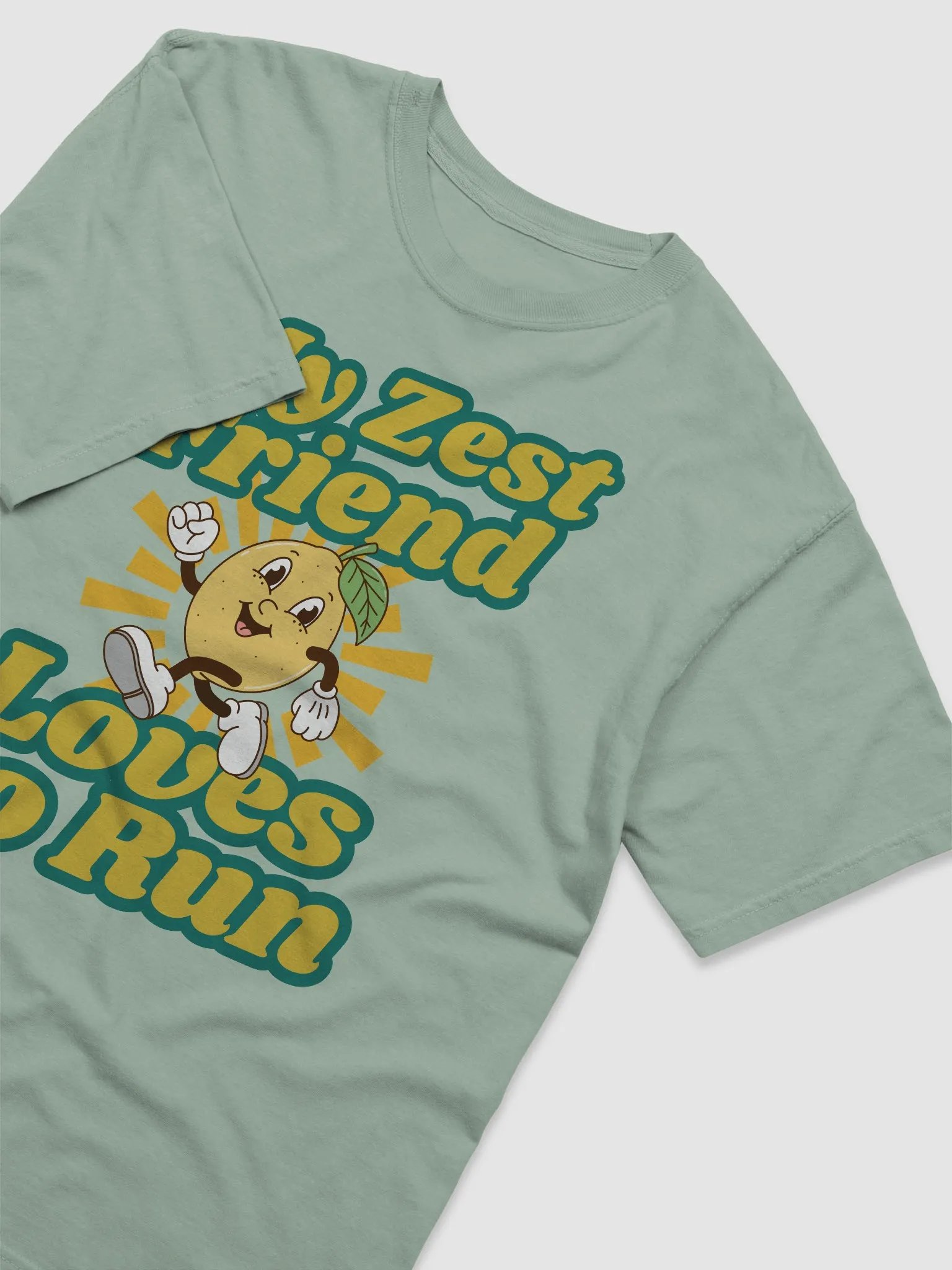Zesty Lemon Run Graphic Tee product image (9)