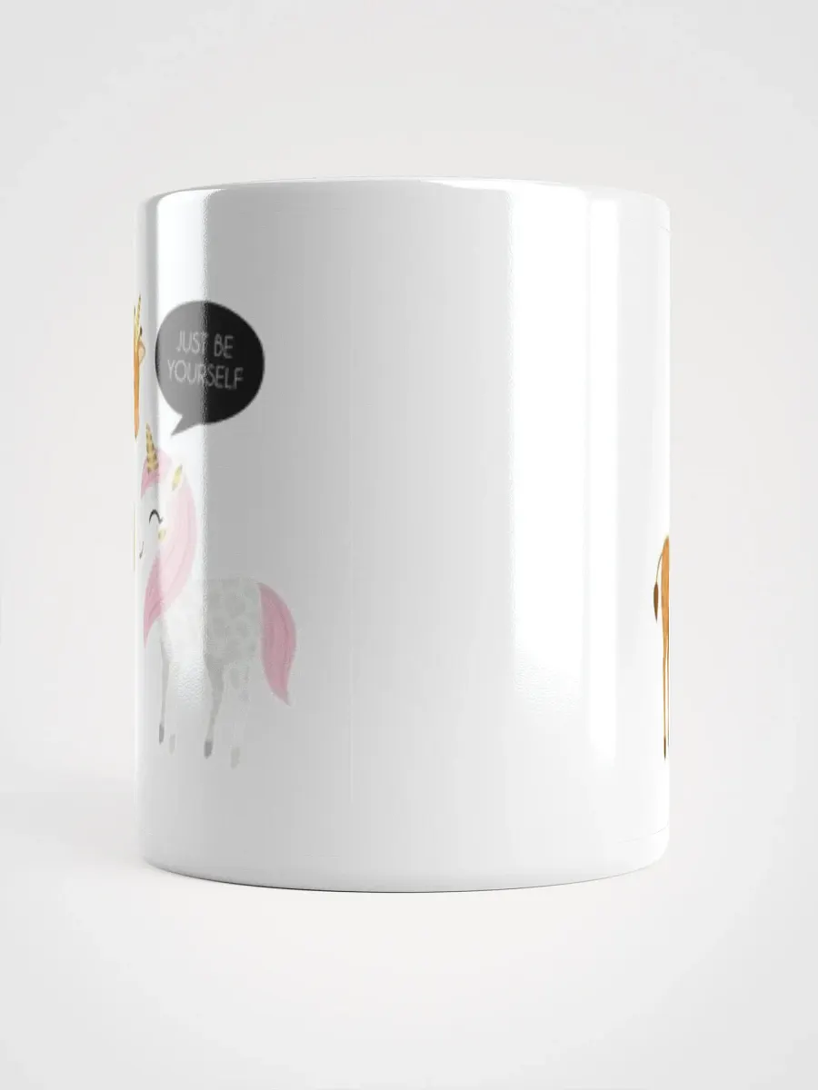 White Glossy Mug Giraffe product image (5)