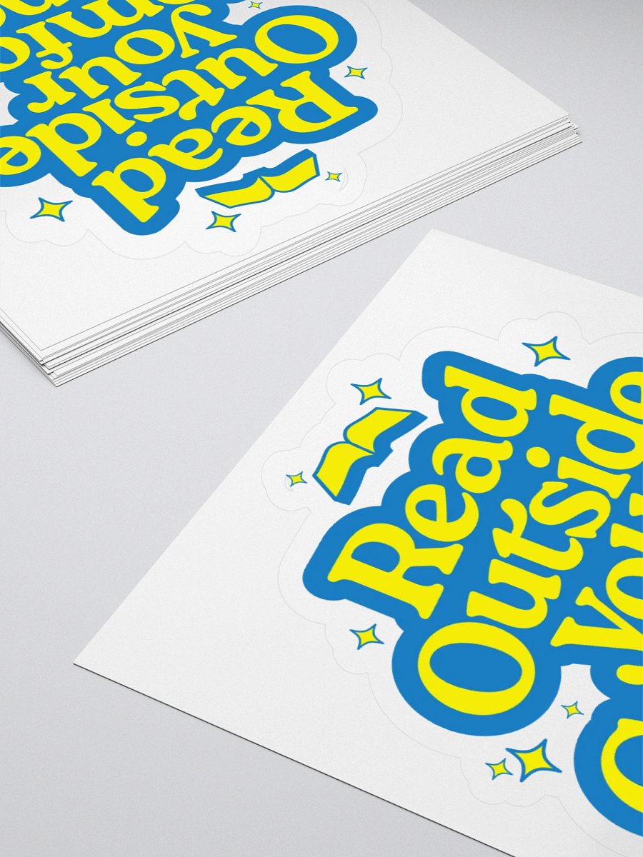 Read Outside Your Comfort Zone Sticker product image (10)