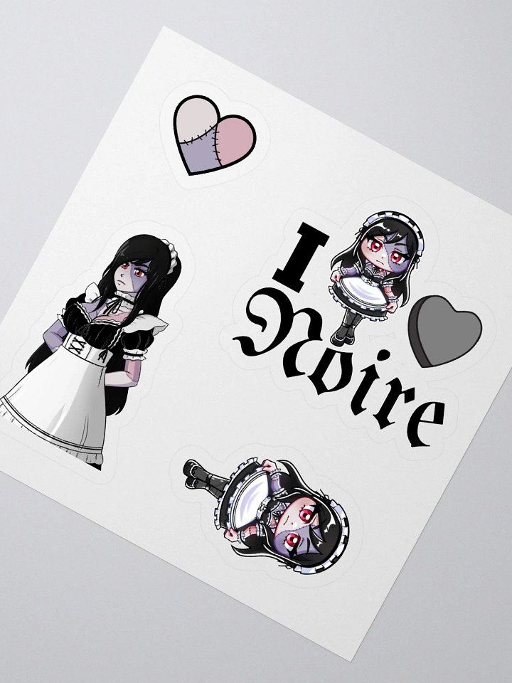 I <3 Noire Stickers product image (2)