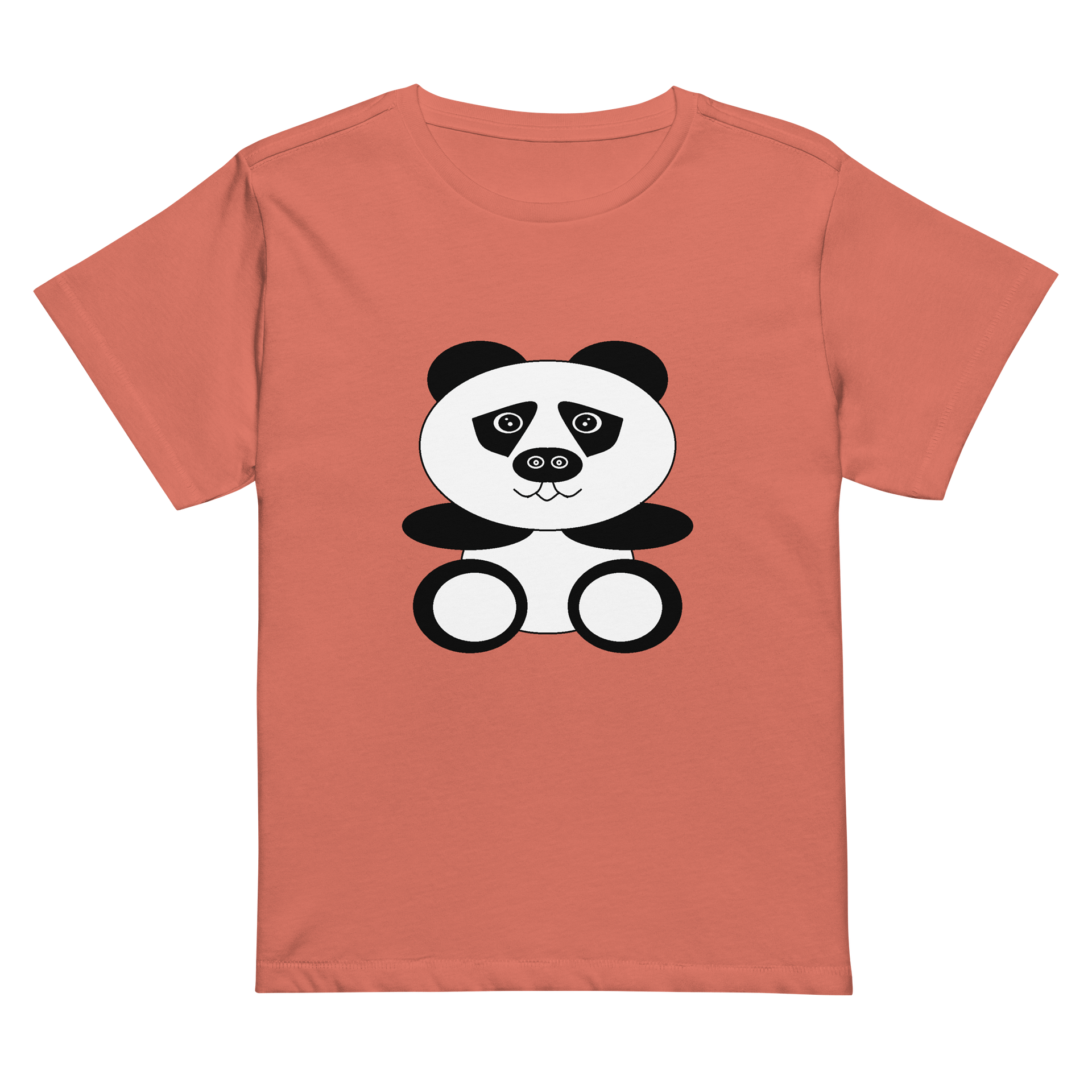 Panda Bliss Women's High-Waisted Tee product image (2)