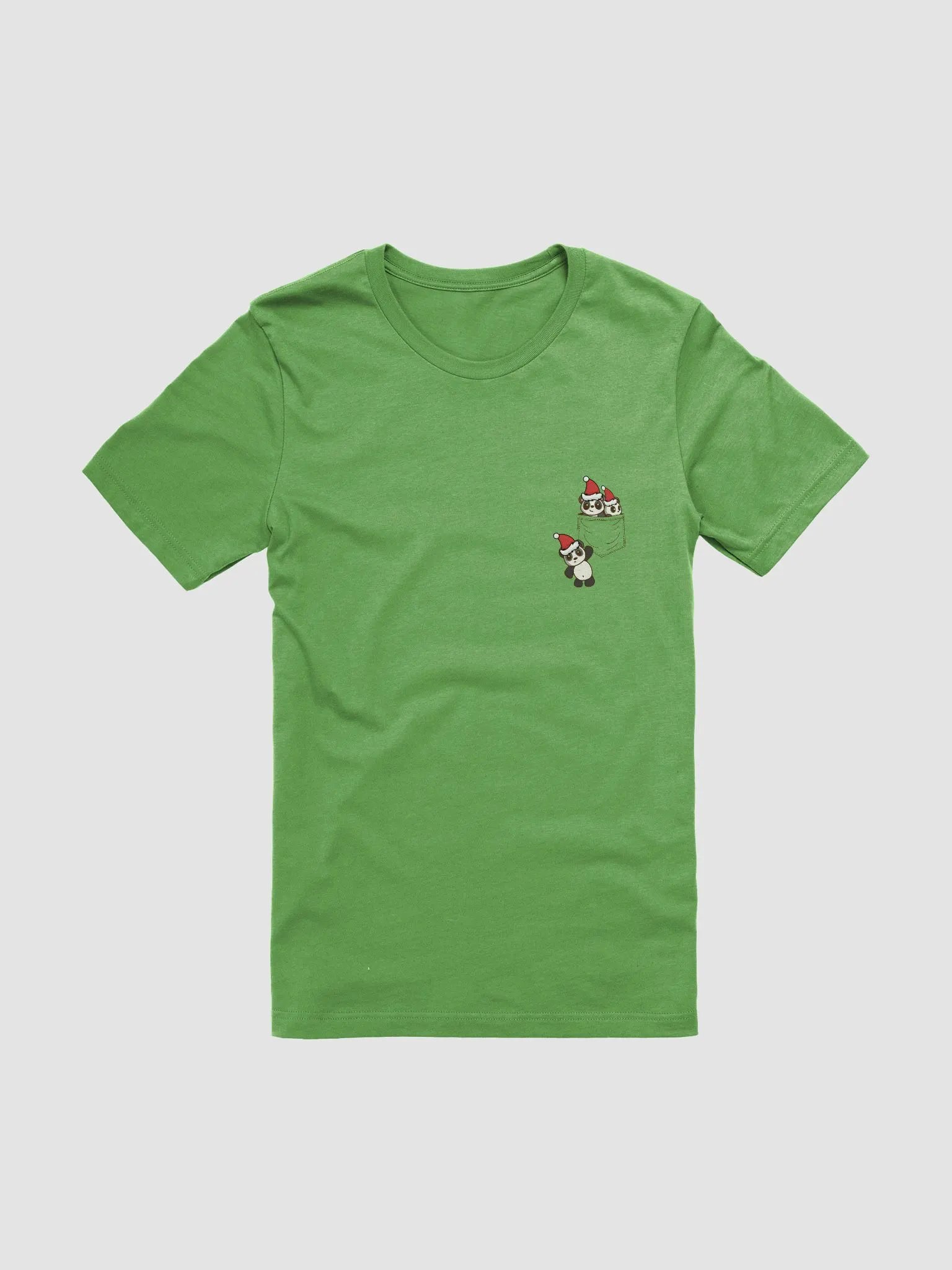 Pocket Panda Christmas Soft T-Shirt product image (4)