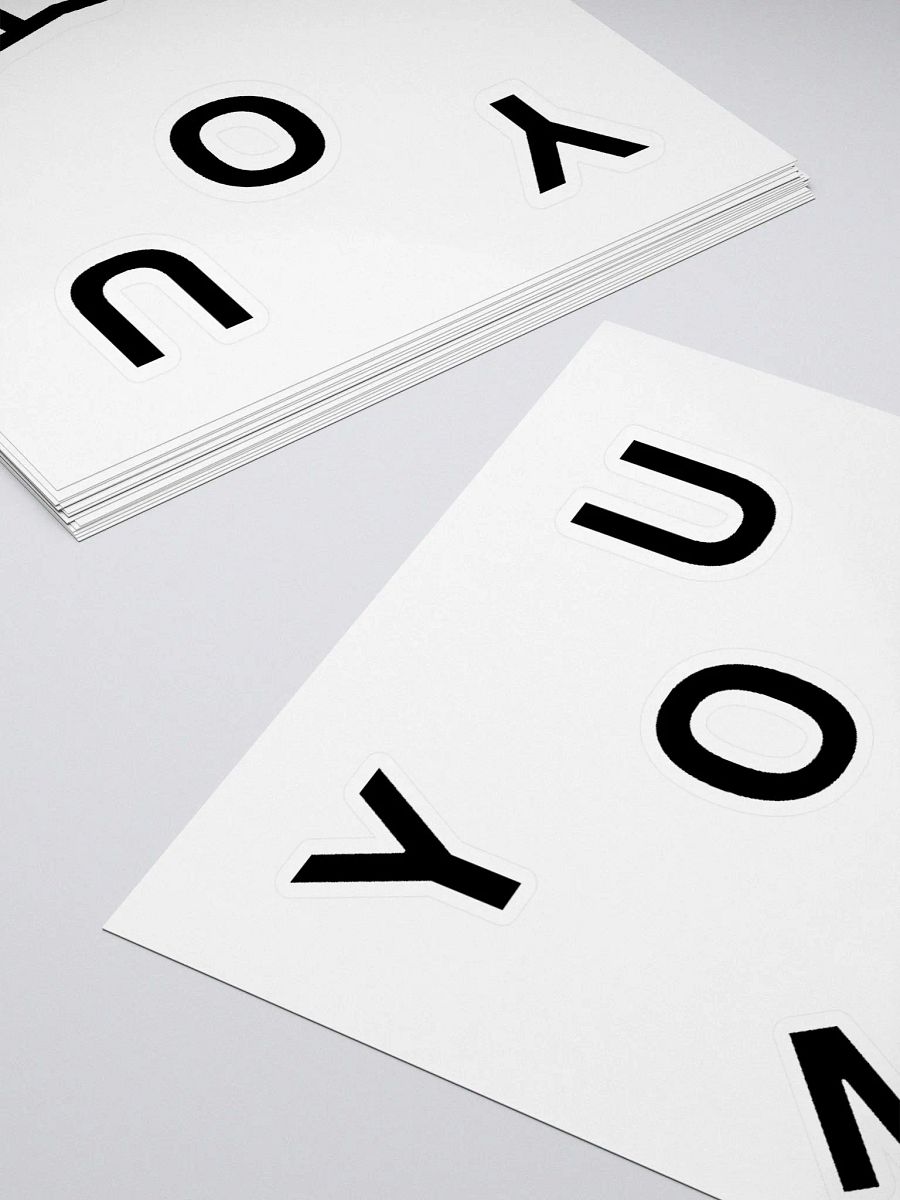 You Matter : - ) Kiss Cut Sticker product image (4)
