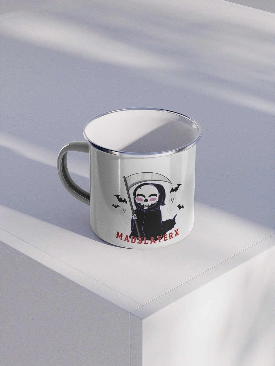 Love your face + Full logo - Enamel Mug product image (1)