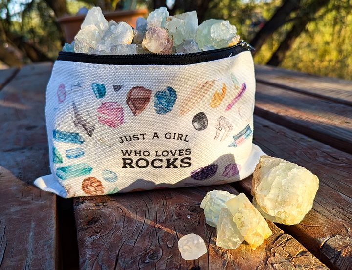 Rockhound Collecting Specimen Pouch - Just a Girl Who Loves Rocks product image (1)