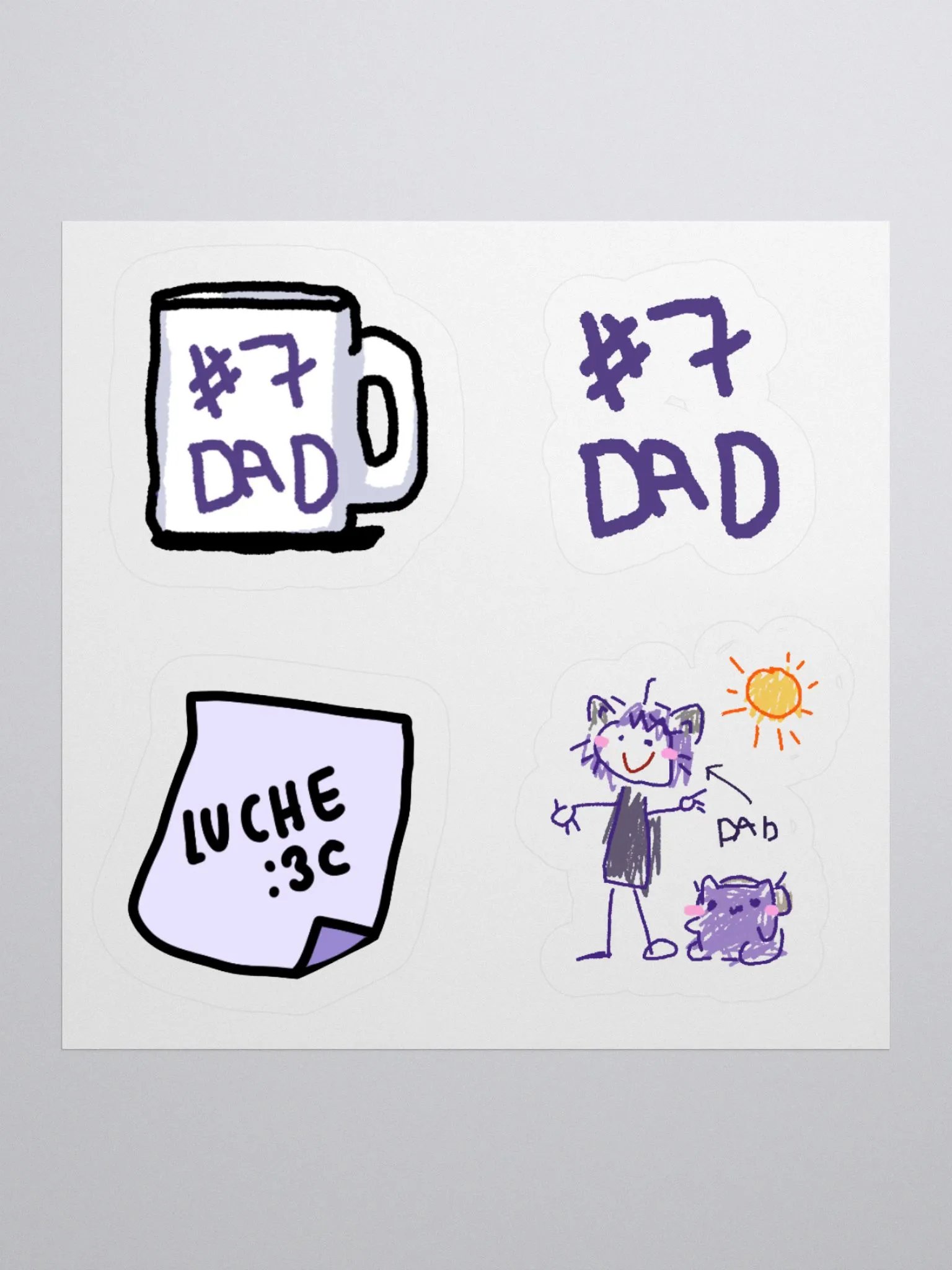 #7 DAD STICKERS product image (1)