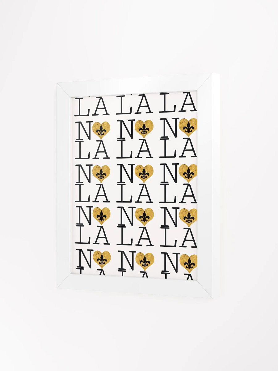 I LOVE NOLA **LEGACY POSTER** (GOLD HEART WRAP INFINITY WALL) product image (73)