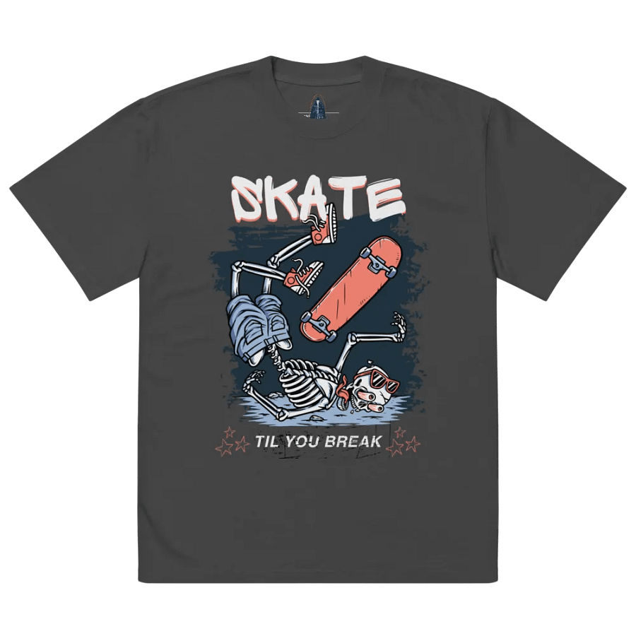 Skate til you break oversized tee product image (2)