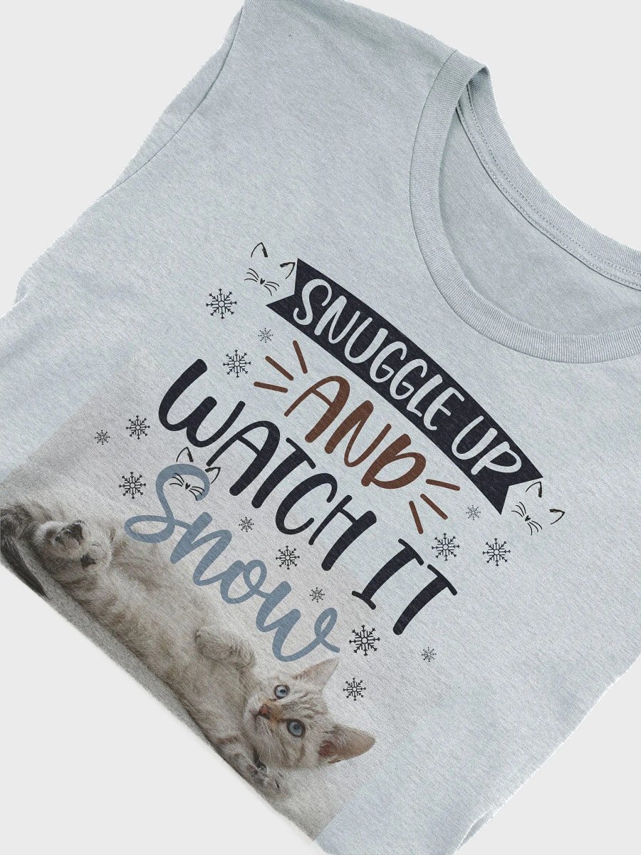 Snuggle Up And Watch It Snow Kitten T-Shirt product image (9)
