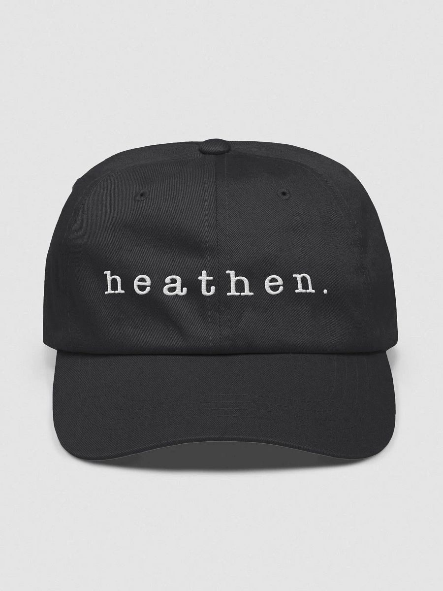 "heathen." Classic Dad Hat product image (1)