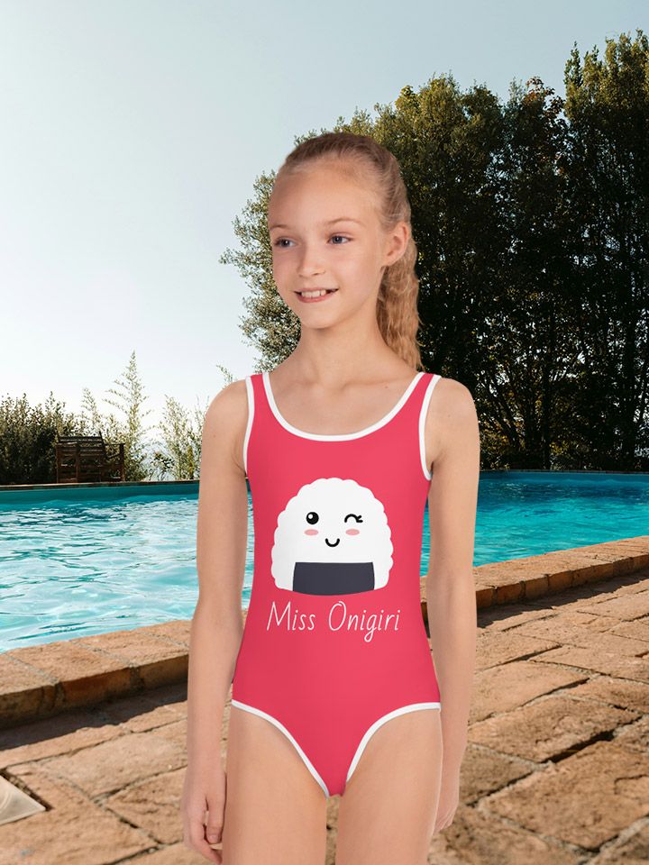Miss Onigiri Sushi Kids Swimsuit product image (1)