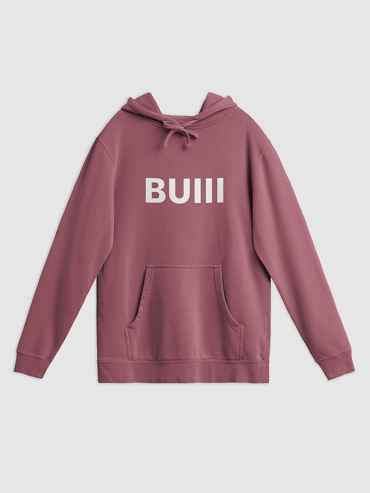 BUIII Originals Logo White Premium Vintage Hoodie product image (1)