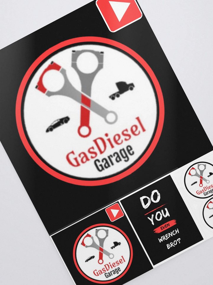 GASDIESEL GARAGE STICKER BOMB product image (2)