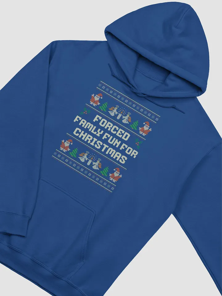 Forced Family Fun For Christmas Festive Holiday Hoodie product image (26)
