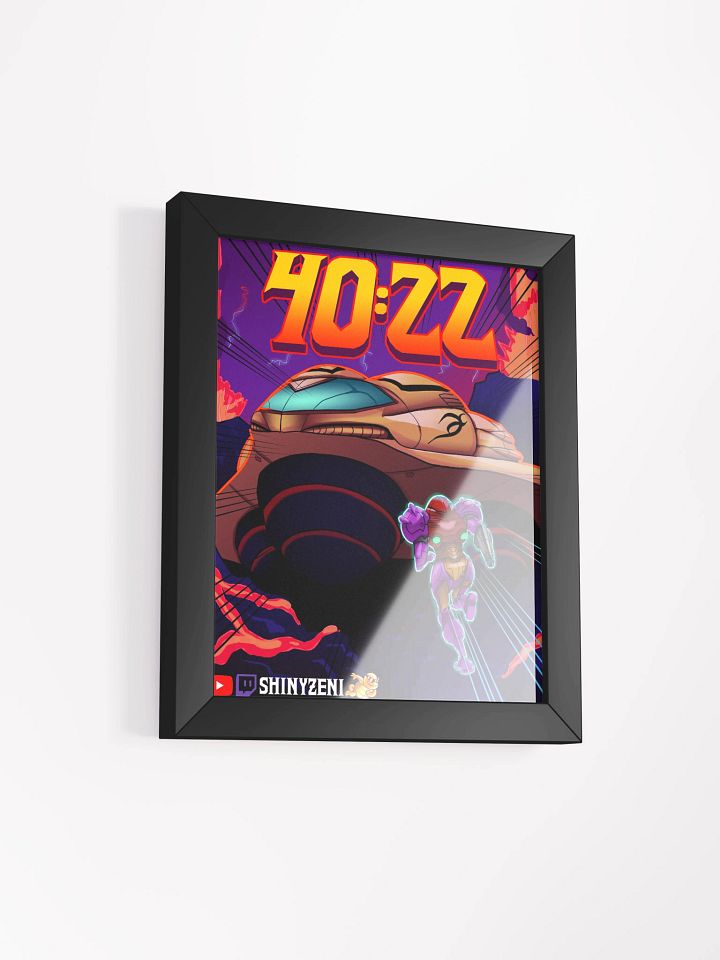 Any% WR Illustration Framed Poster product image (5)