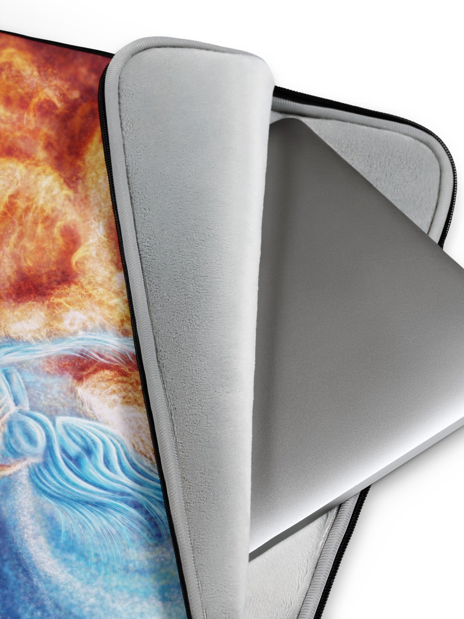 Fire and Ice Laptop Sleeve product image (2)