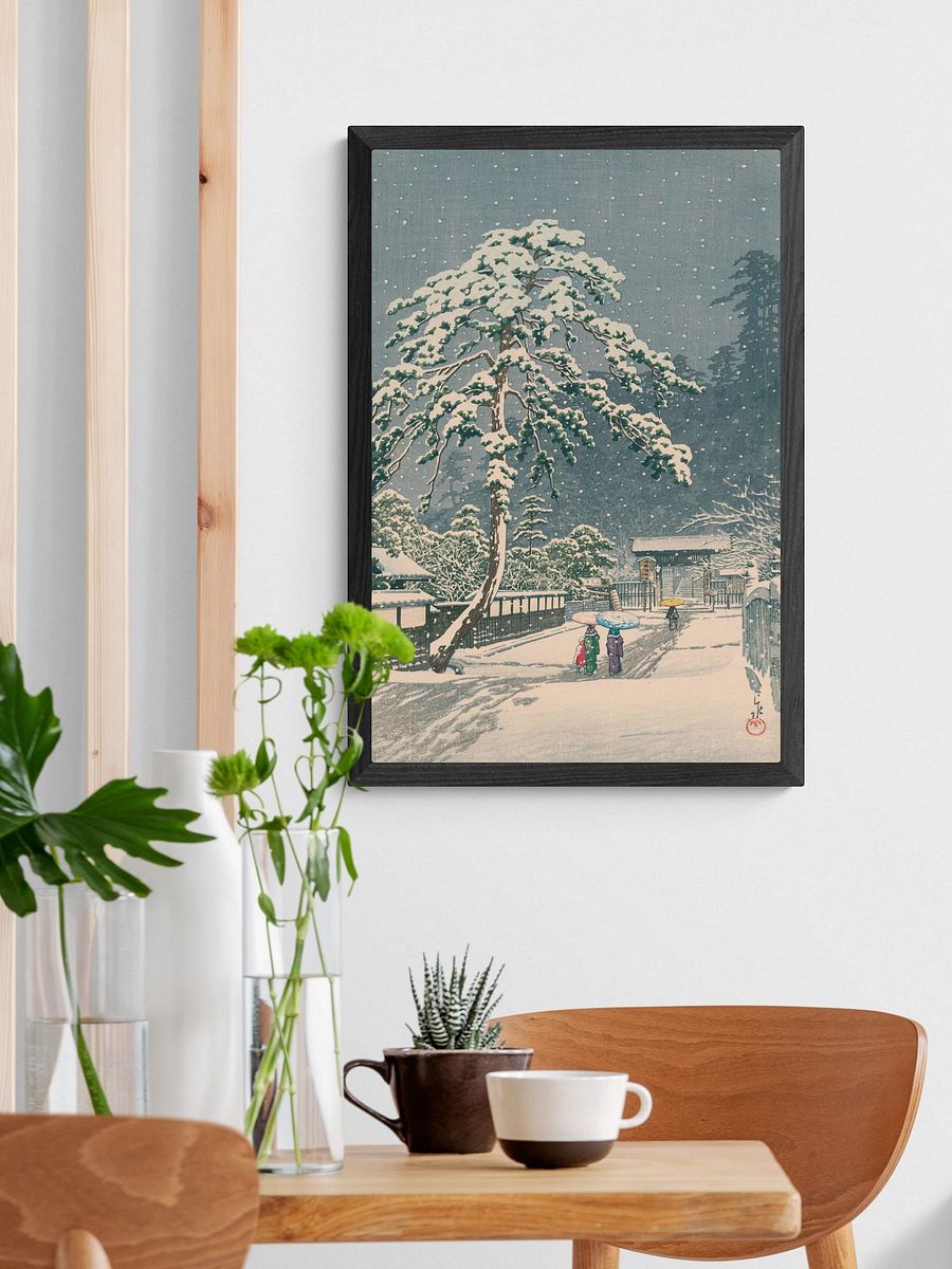Hommonji Temple in Snow - Kawase Hasui product image (2)