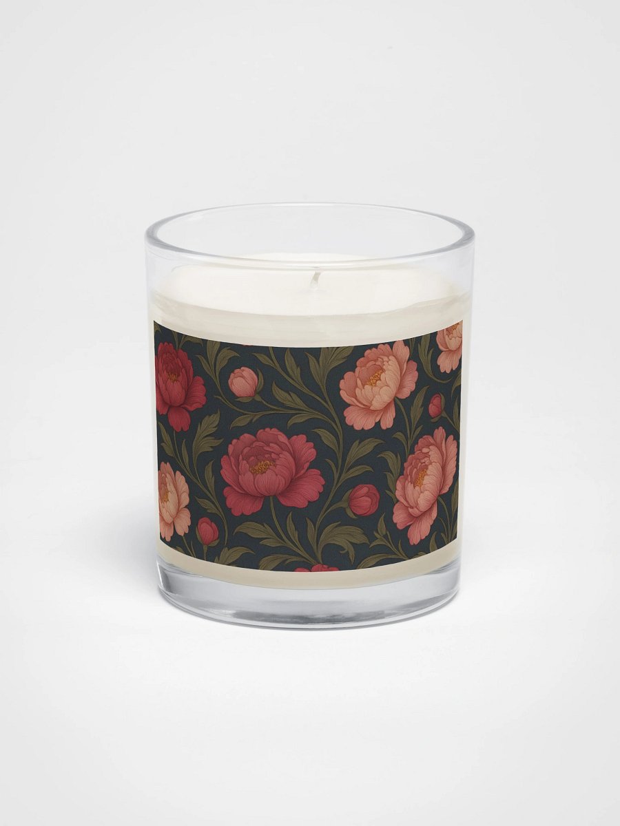 Rose Soy Candle With Botanical Floral Design product image (1)