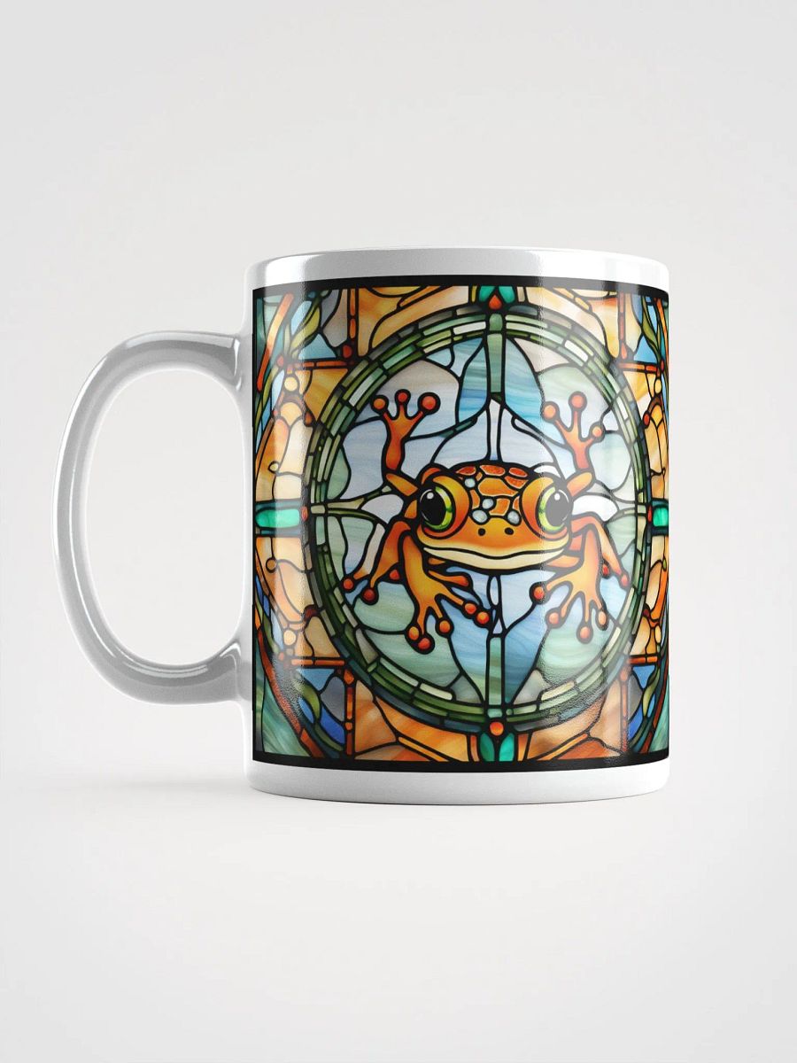 #004 Mrs. Orange Frog Stained Glass Mug product image (11)