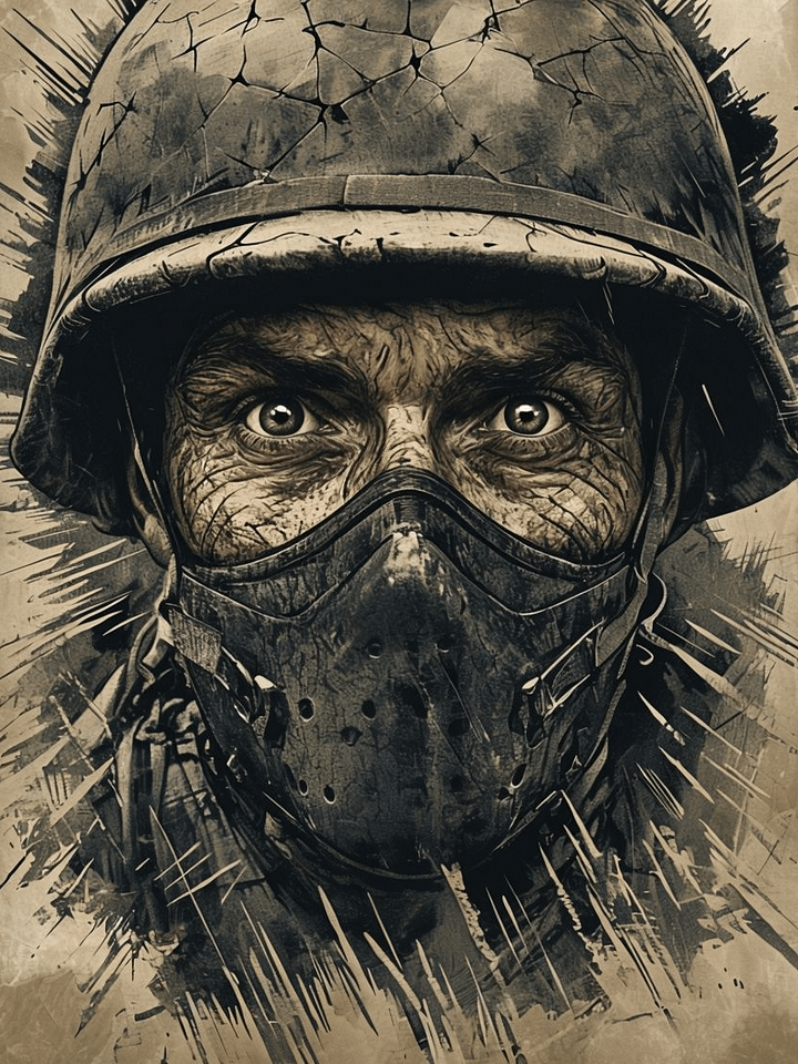 Intense Grit: Framed Artistic Poster product image (1)