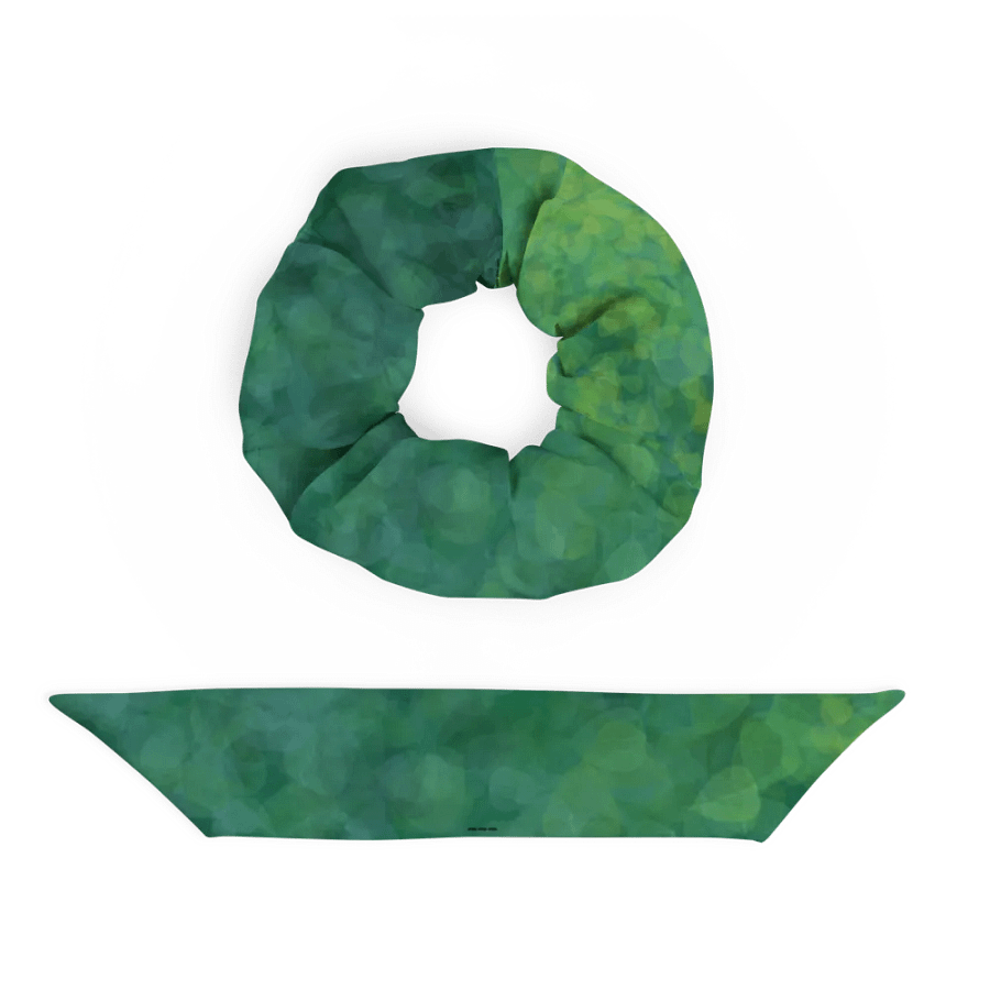 Verdant Vibes All-Over Print Scrunchie product image (5)