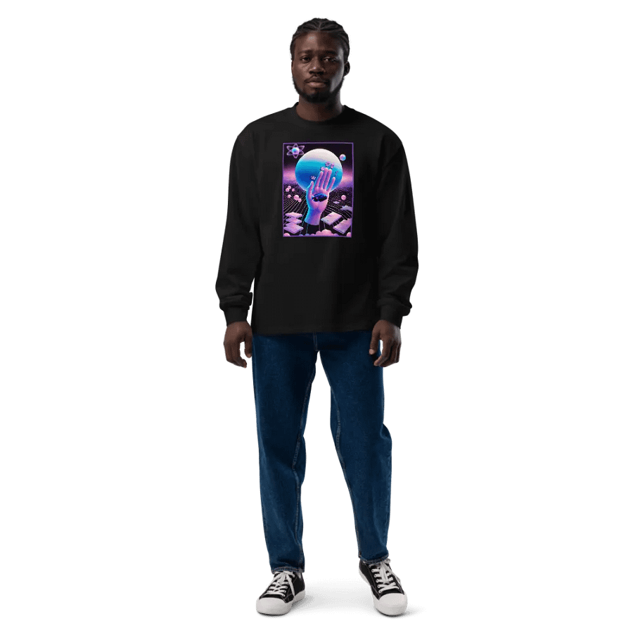 [Hand of Mysteries] - Unisex Premium Heavyweight Long Sleeve Shirt product image (14)