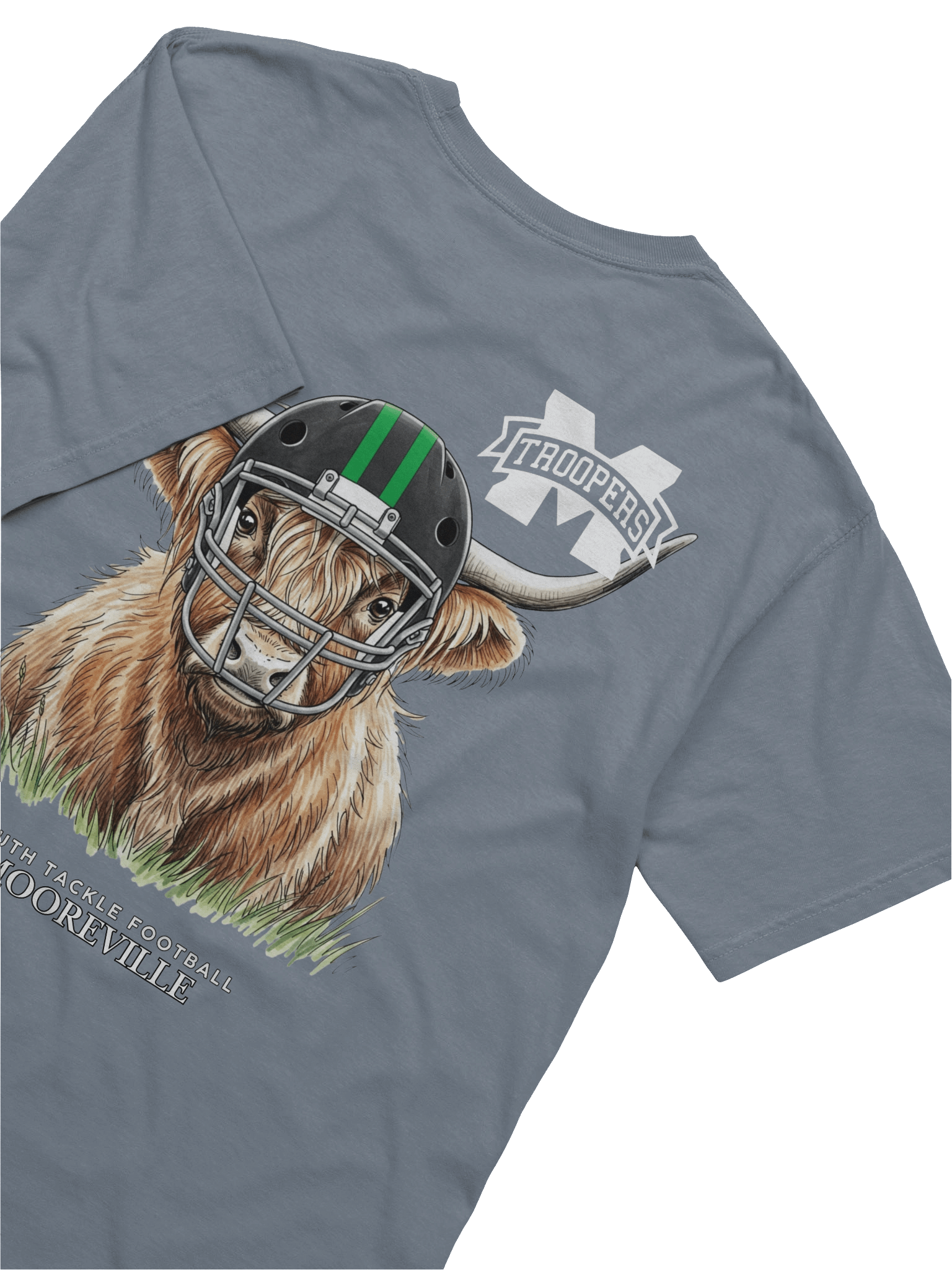 Proud Trooper Highland Cow T-Shirt product image (6)
