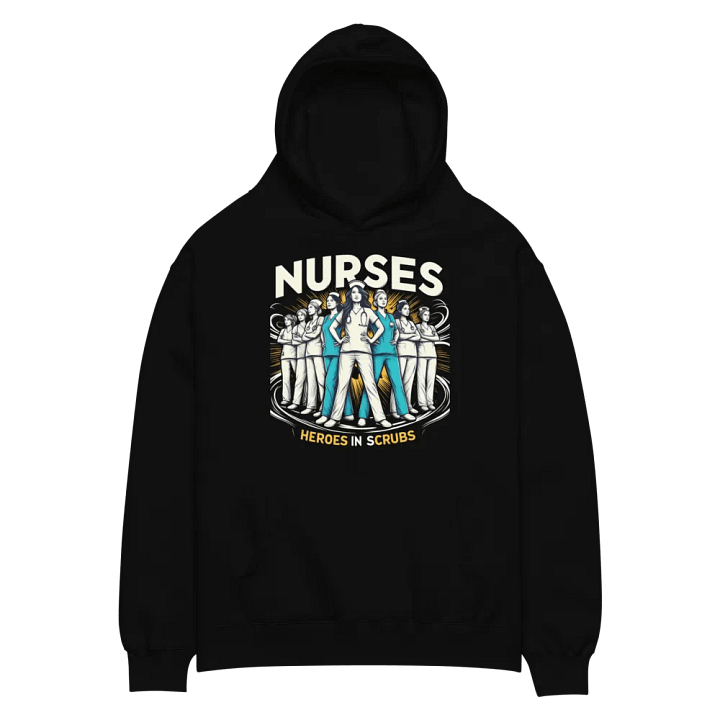 Nurses: Heroes in Scrubs Illustrated Hoodie product image (4)
