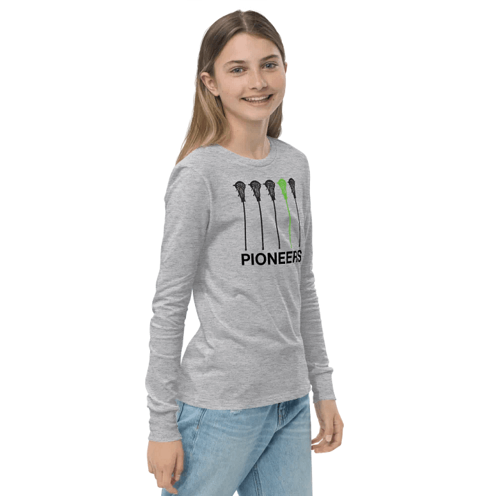 Lacrosse Sticks Youth Long Sleeve Tee product image (2)