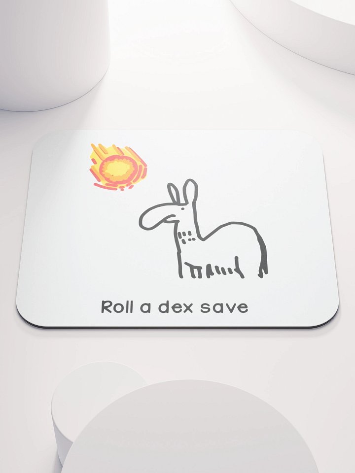 Roll a Dex Save - Mousepad/Dice Mat product image (1)