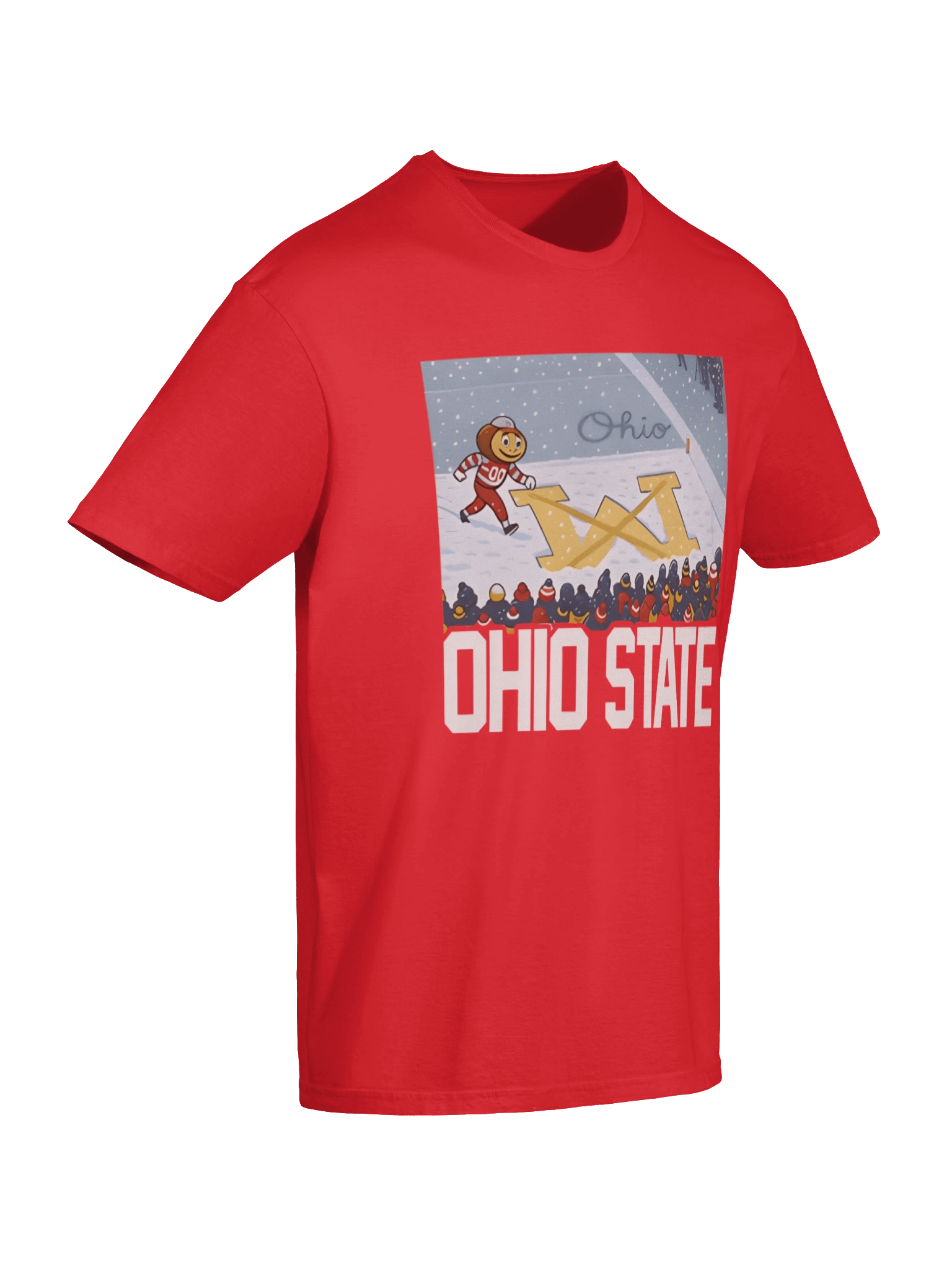 Ohio vs Michigan Rivalry Script Ohio On Big M the Greatest Rivalry in College Shirt product image (14)