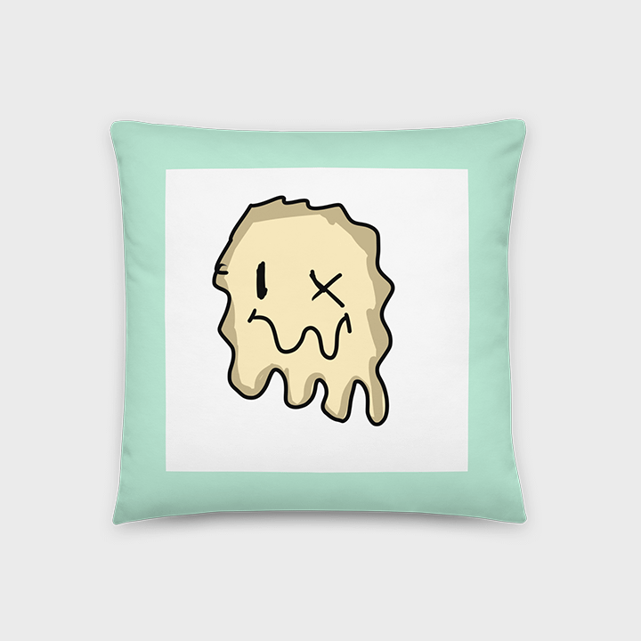 [rosiebeelilchanmerch.bre] Smiley Face Basic Pillow product image (1)