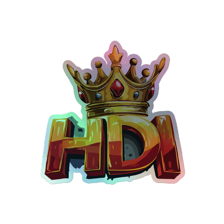 Royal HDI Crown Holographic Sticker Set product image (2)