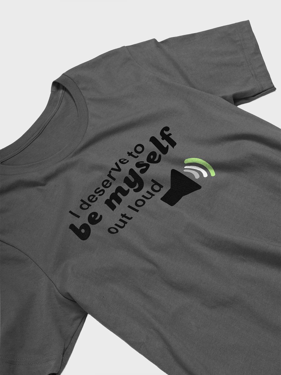 be myself out loud agender t-shirt product image (3)