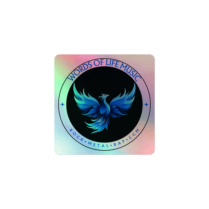 Holographic WOLM Sticker product image (1)