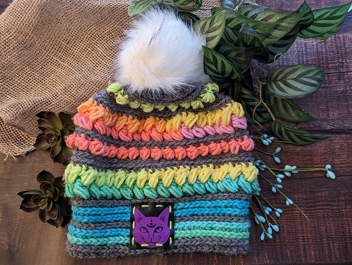 Celestial Cat - Neon Hat product image (1)