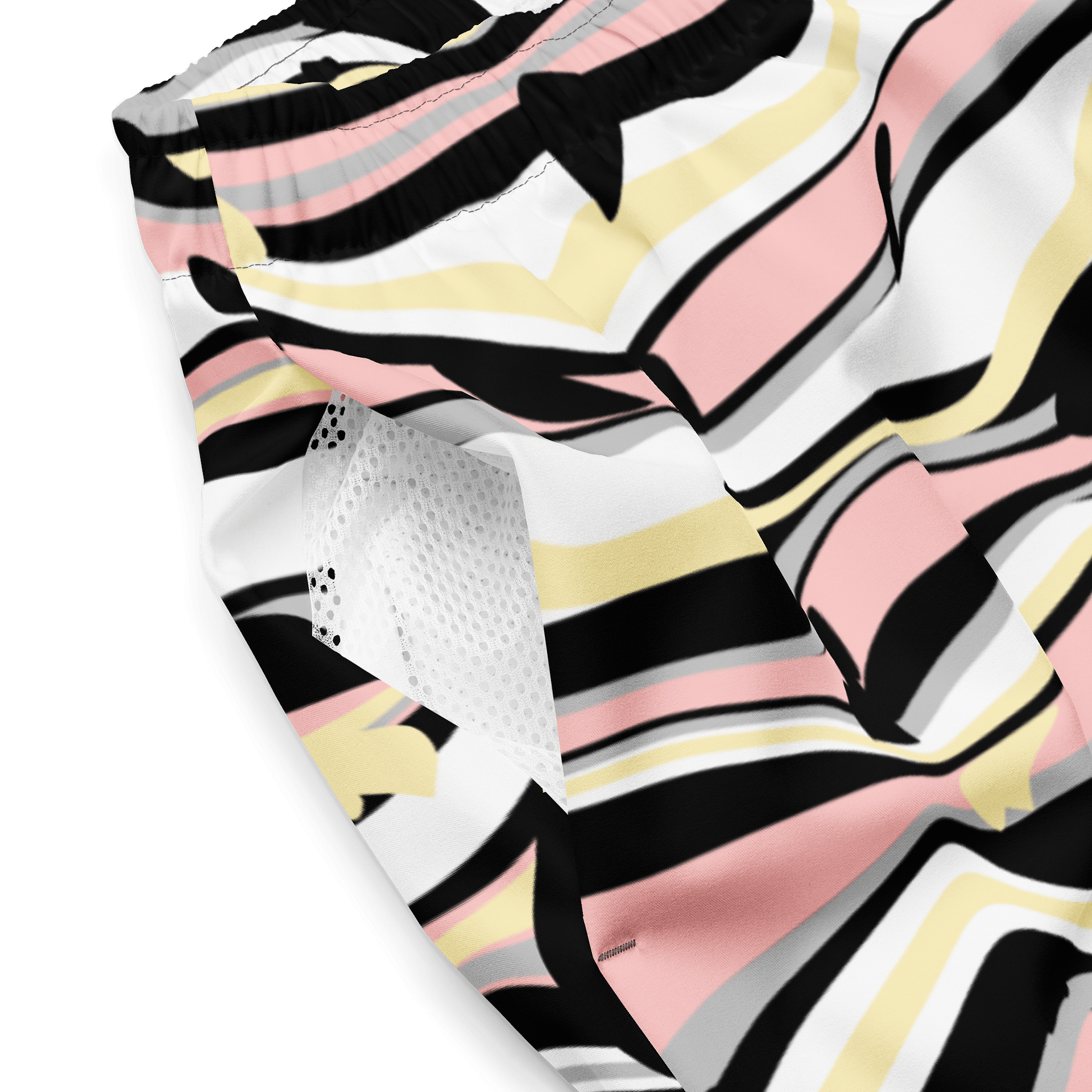Symmetry Waves All-Over Print Swim Trunks product image (4)