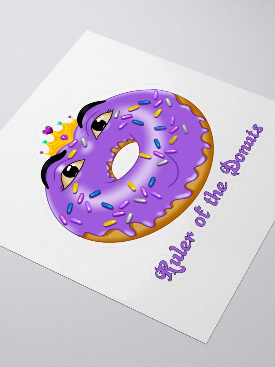 Ruler of the Donuts KissCut Sticker product image (7)