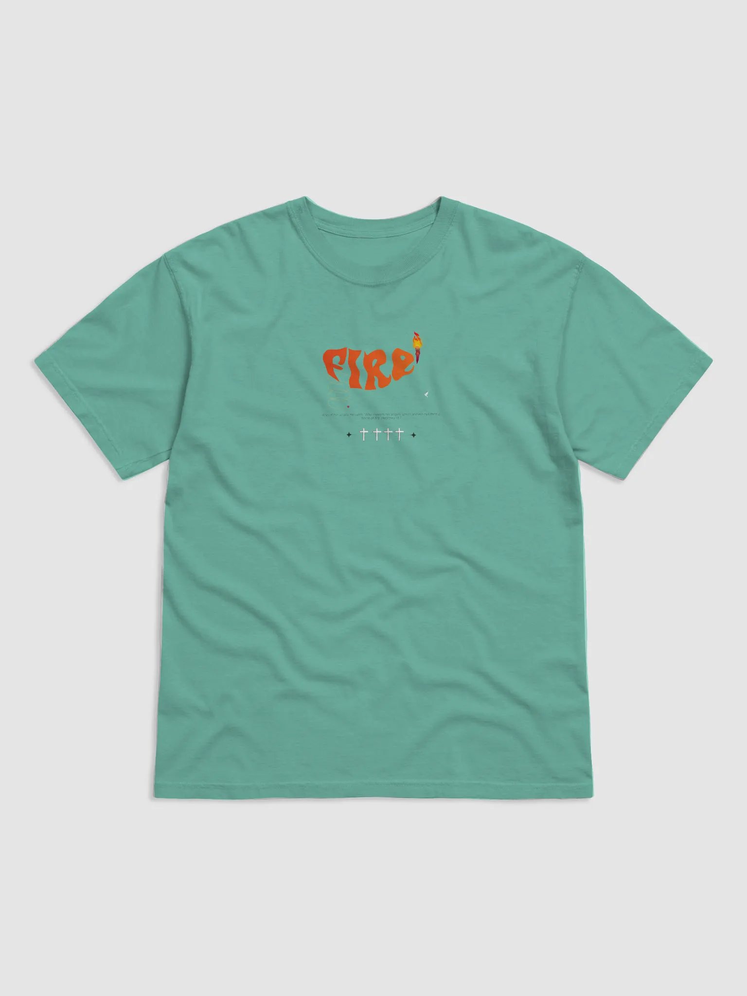 Fire T shirts unisex youth product image (3)