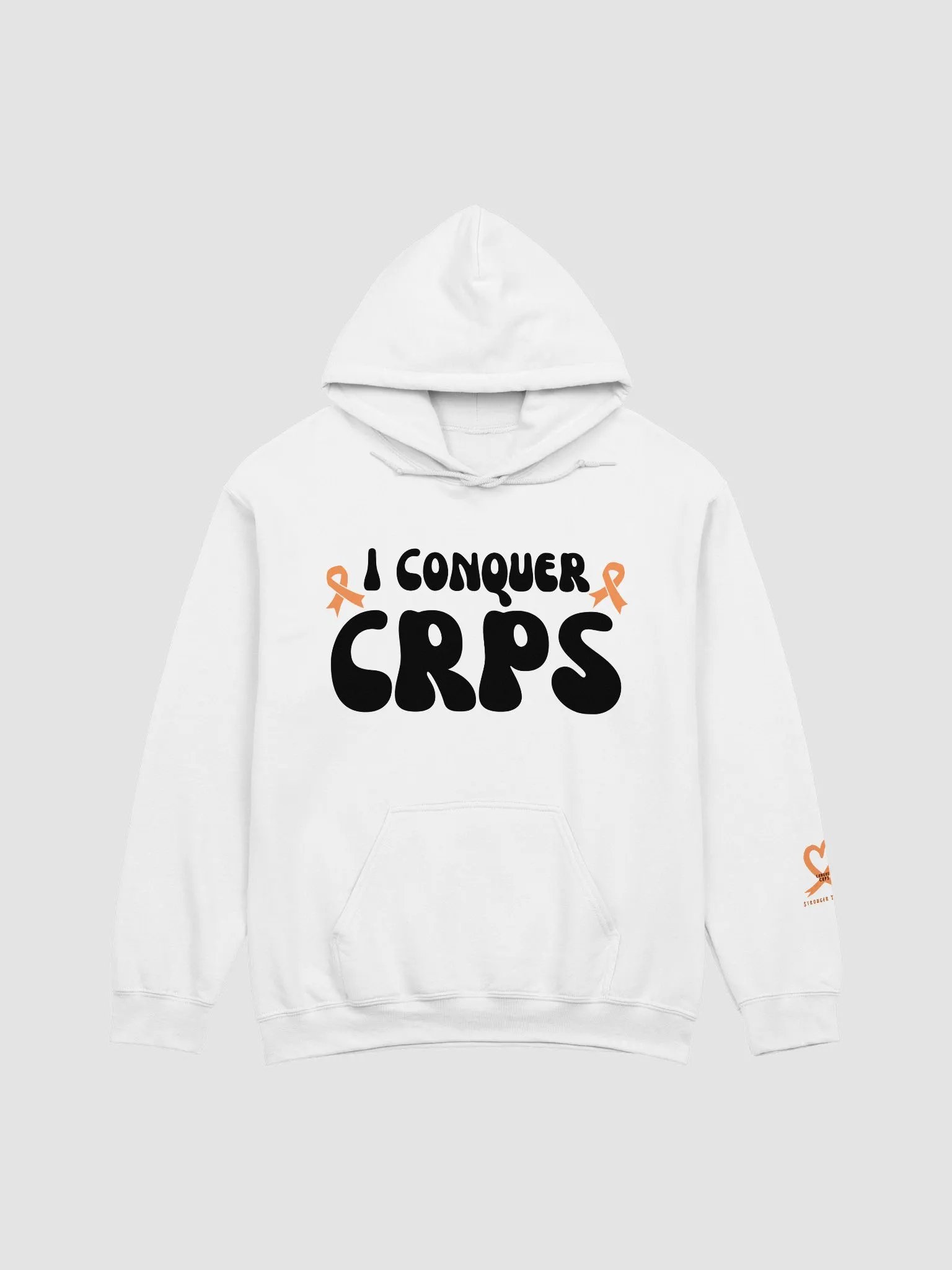 Bold 'I Conquer CRPS' Hoodie product image (1)