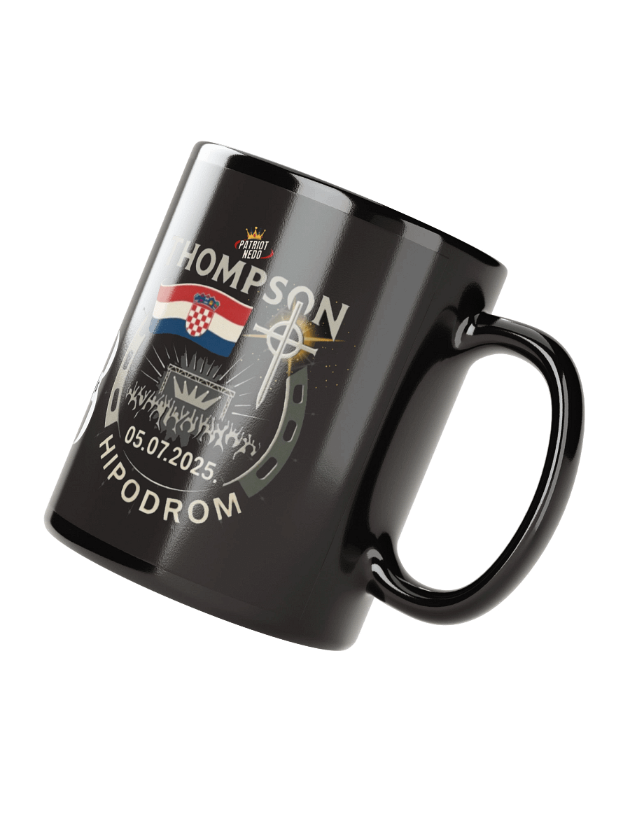 Patriotic Crest Black Mug product image (2)