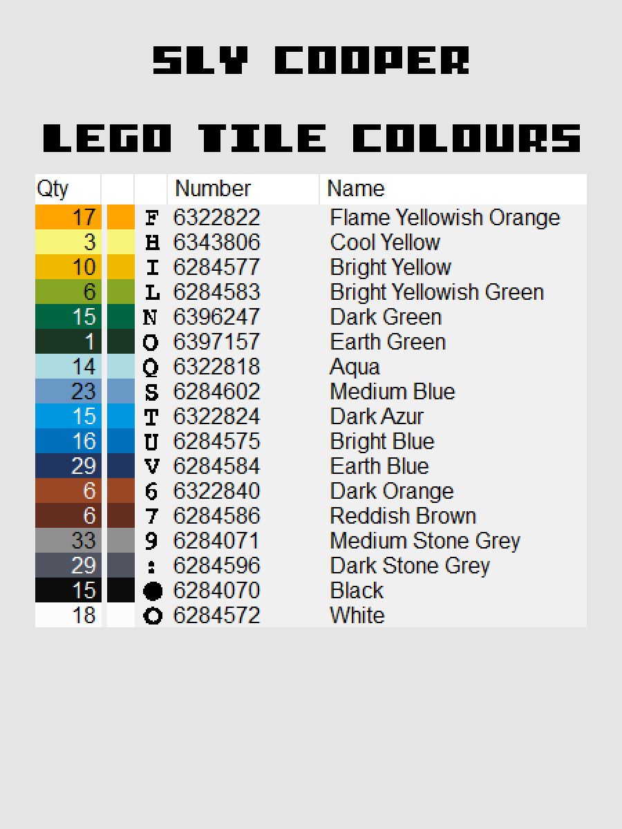 Sly Cooper Pixel Art product image (5)