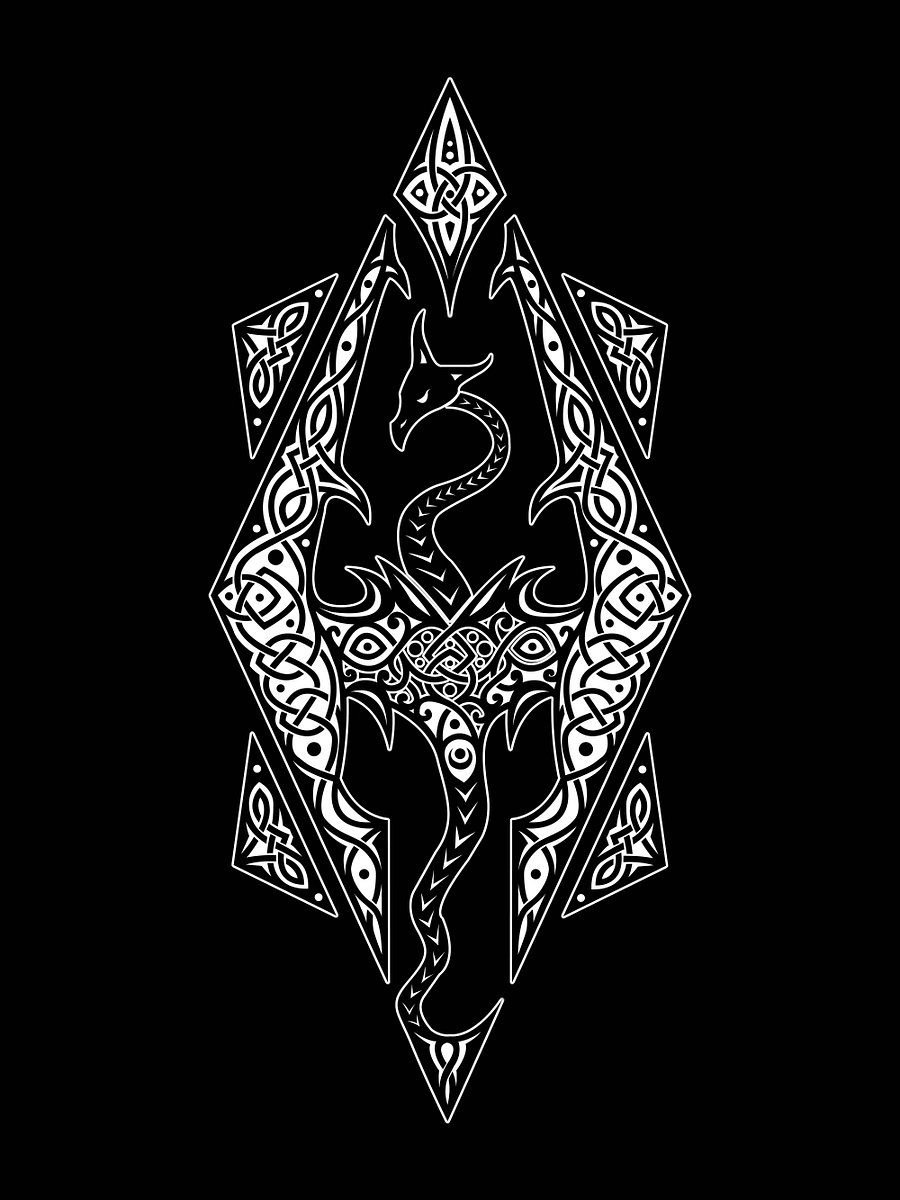 Skyrim - Dovah-Kiin (Dragonborn) Emblem [13x16] product image (3)