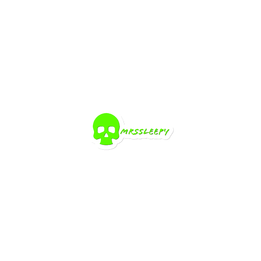 Vibrant Green Skull Die-Cut Magnet product image (1)