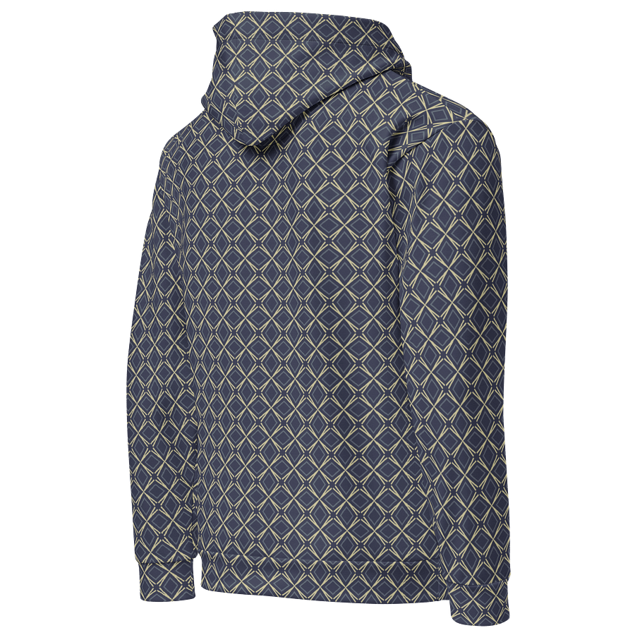 Geometric Illusion Allover Print Hoodie for Men and Women product image (5)