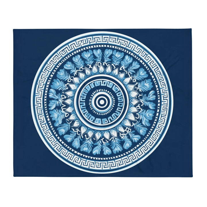 Cycladic Charm Mati Throw Blanket product image (2)