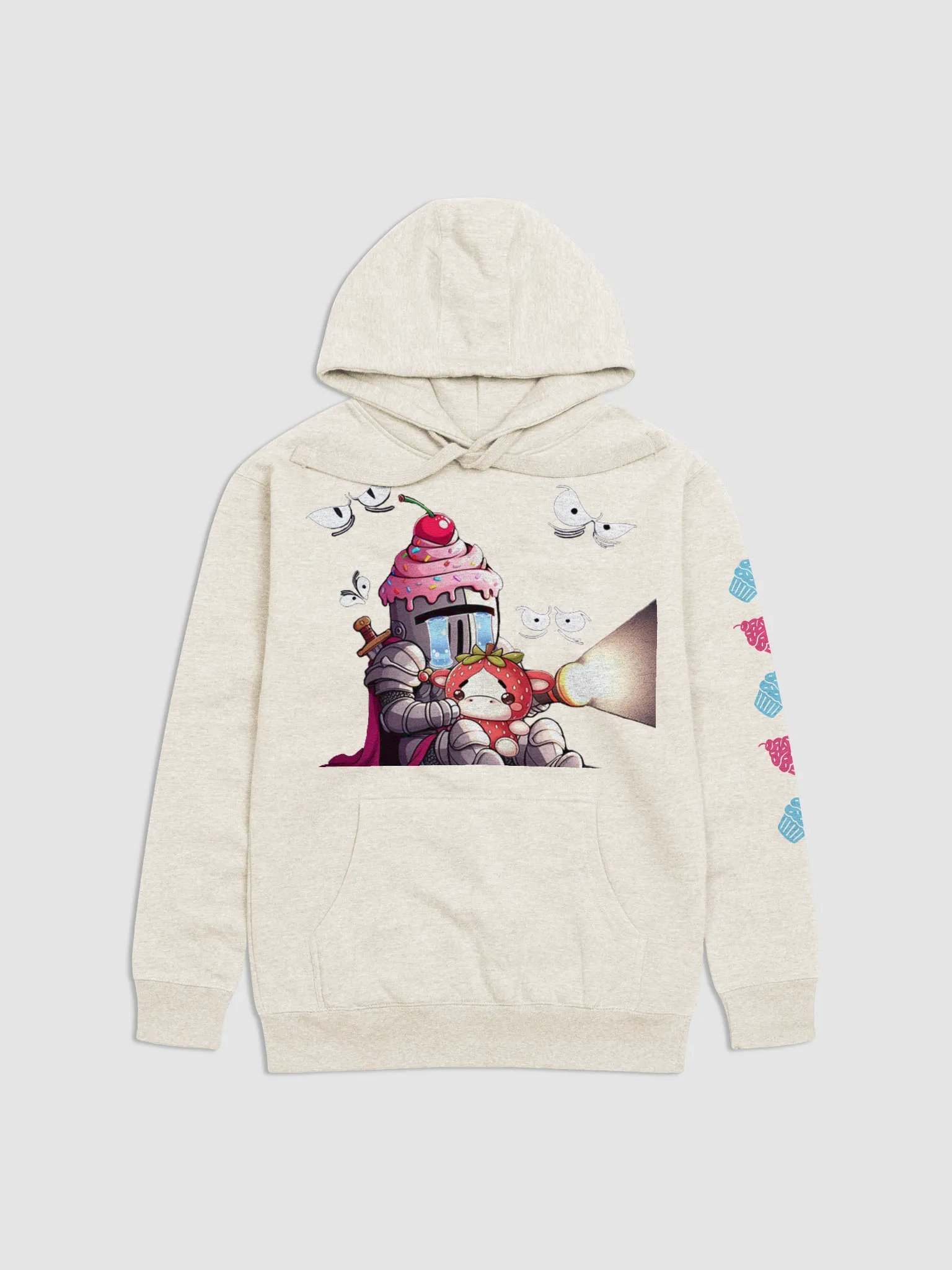 Cupcake Knight horror game screamer hoodie product image (2)