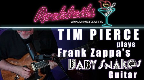 Today at 5PM PST the great @timpierceguitar joins us to explore the Frank Zappa Baby Snakes guitar. He also schools us on his...