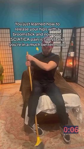 Different 

Nothing wrong with @jamesmoorewellness and his broom move but I think mine is more useful.

Here’s why: 

Having ...